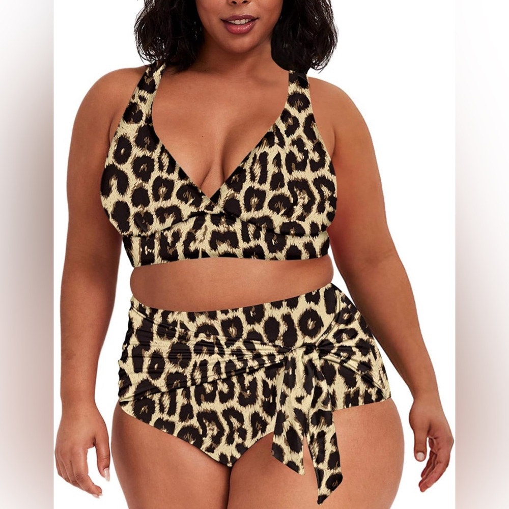 LEOPARD PLUS SIZE BIKINI